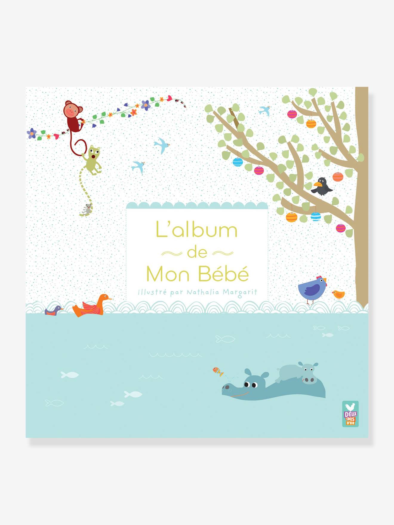 L'album de mon bébé DEUX COQS D'OR blanc