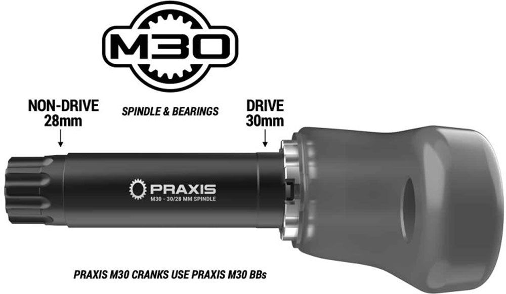 Praxis Works Alba X M30 50/34Z Road Kurbelgarnitur kaufen | Bike-Discount