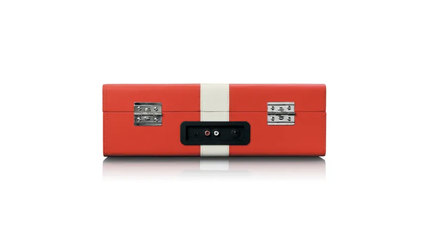Classic Phono TT-110RDWH Koffer-Plattenspieler rot