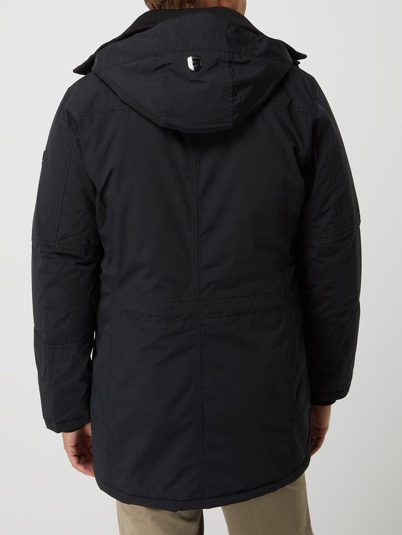 Vancouver 870 Funktionsjacke mit abnehmbarer Kapuze in schwarz