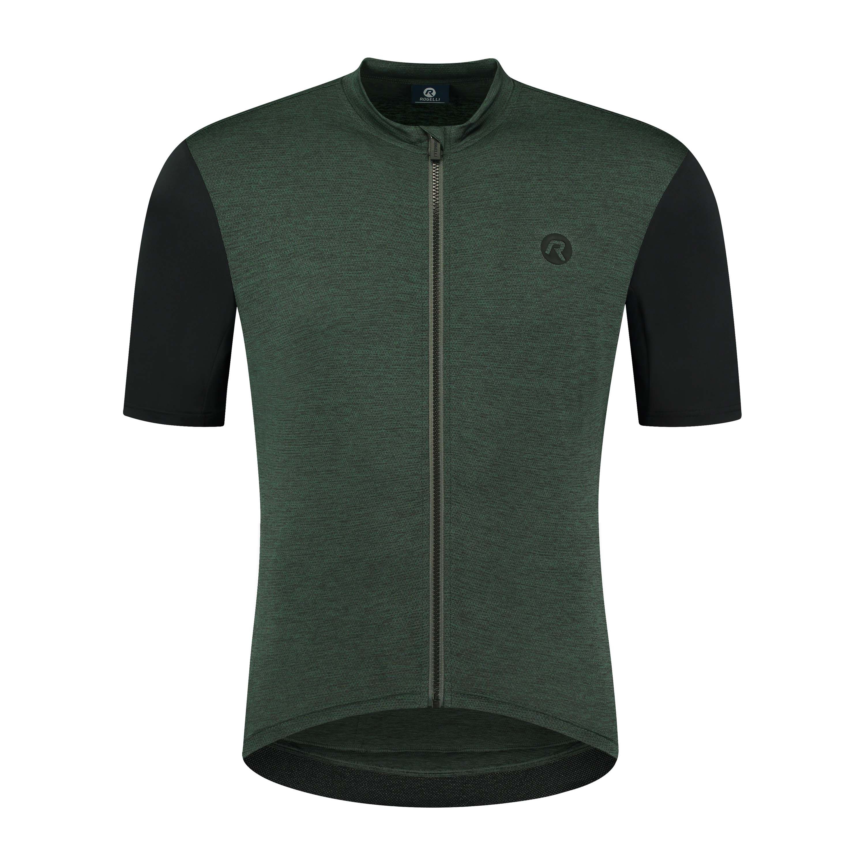 Rogelli Melange Grün Herren Radtrikot Kurzarm