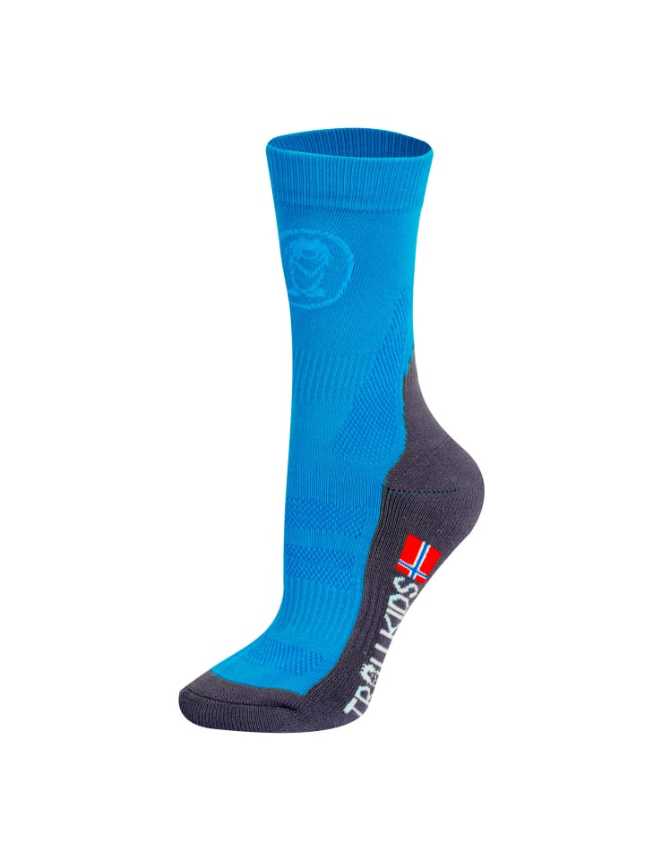Trollkids Wandersocken Mid Cut II in medium blue günstig kaufen 26
