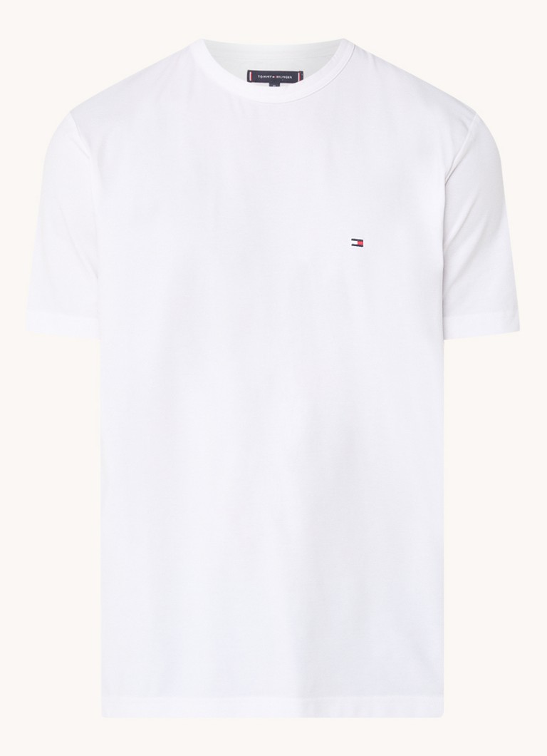Tommy Hilfiger T-shirt in lyocell blend with logo embroidery