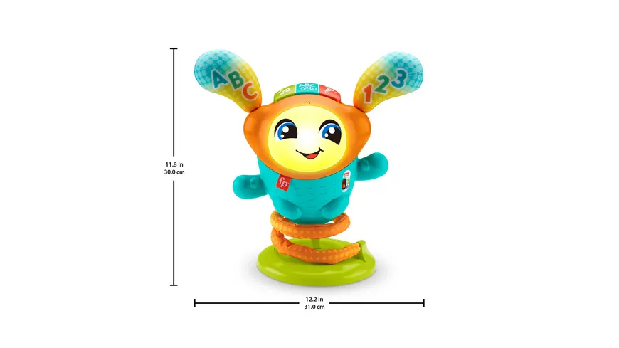 Fisher-Price DJ Hüpfi Lernspielzeug für Kleinkinder, Musik & Geräusche
