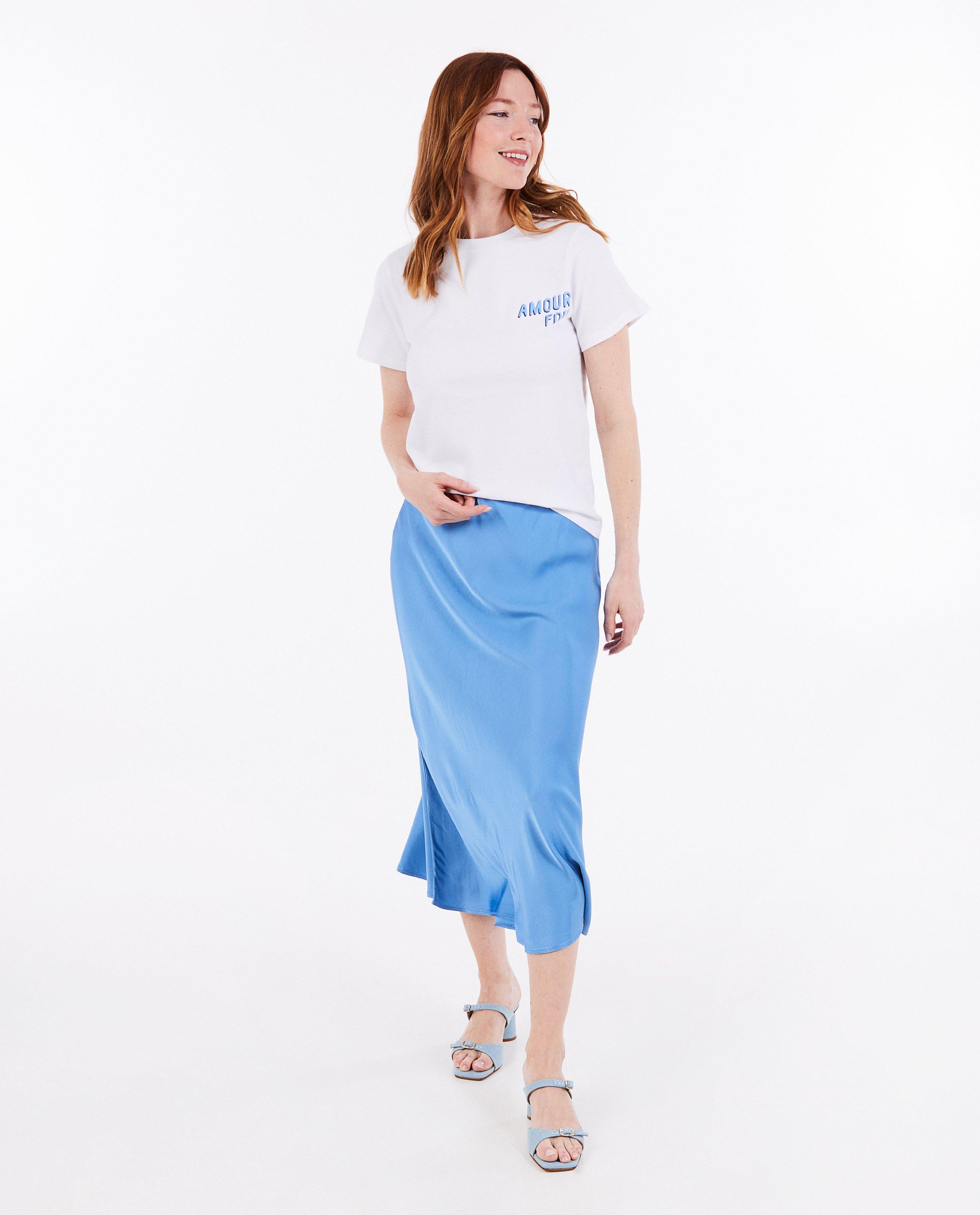 Tricou alb Paris cu inscripție