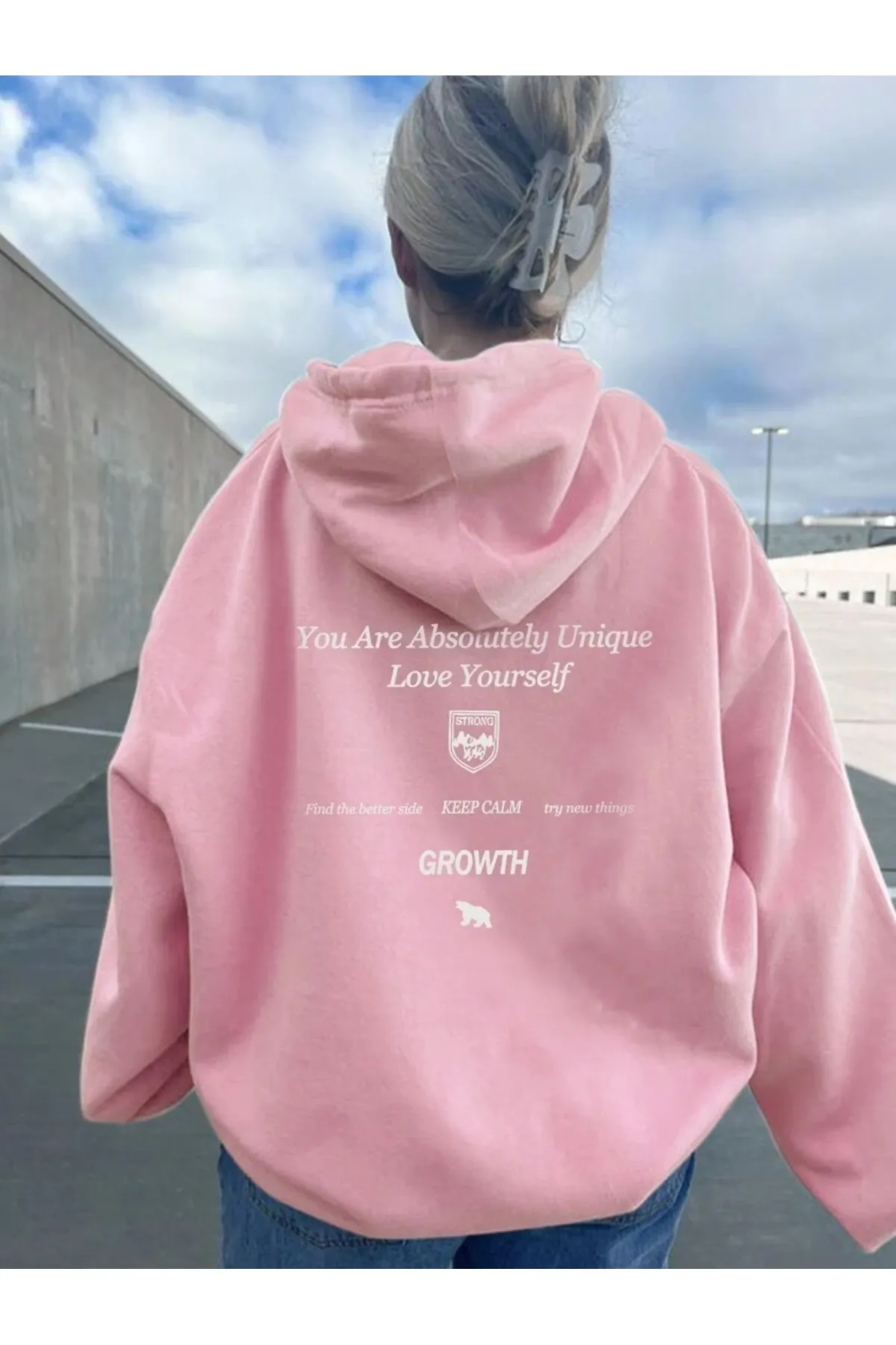 MOONBULL  Sweatshirt - Rosa - Regular Fit