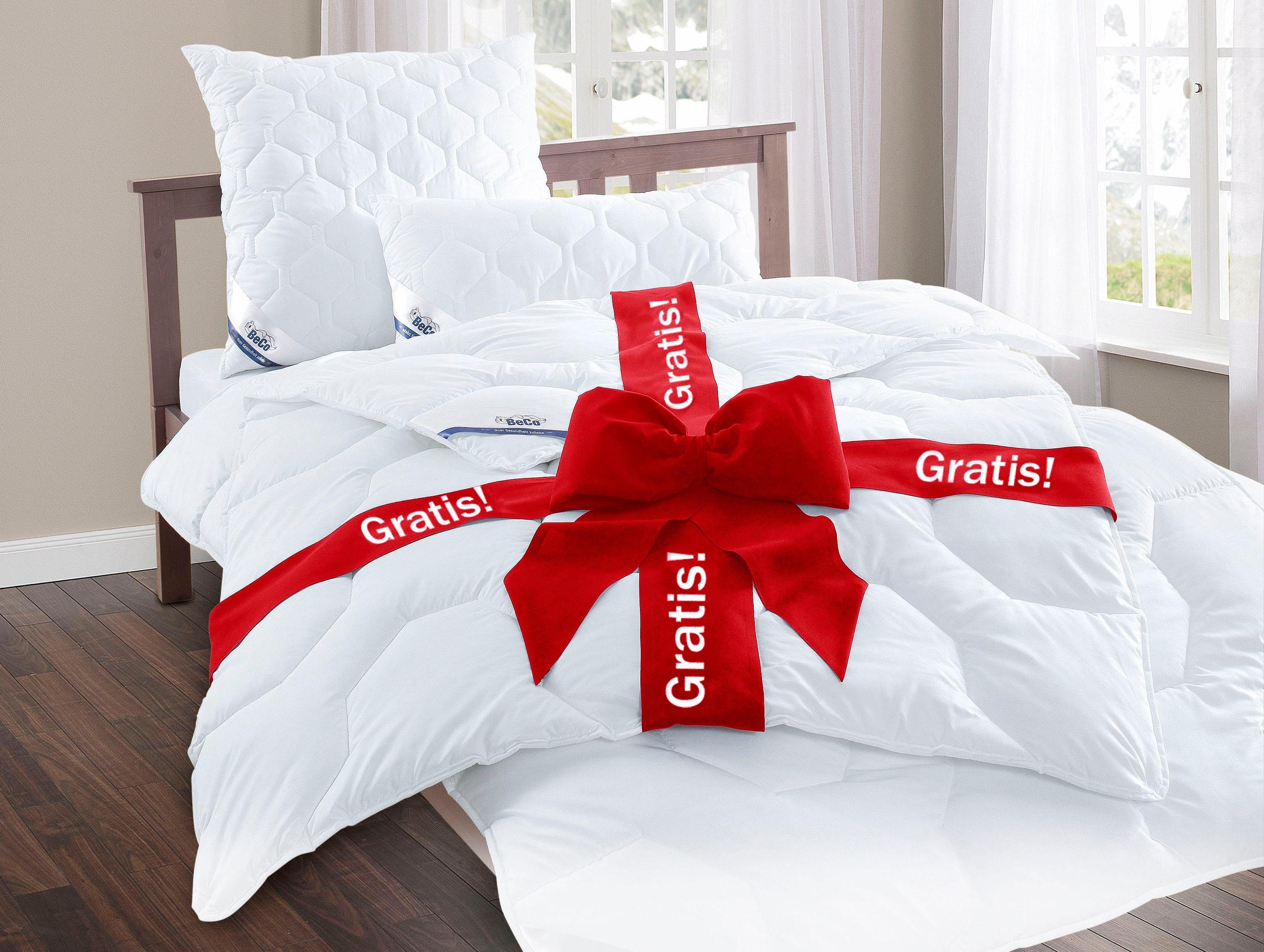 Microfaserbettdecke, 2 für 1, Bettdecke in 135x200, cm und weiteren Größen erhältlich, Beco, Füllung: Polyester, Bezug: Polyester, Bettdecke inklusive 1 Gratis-Leichtdecke.