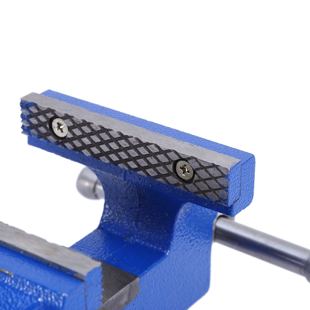 Vago-Tools Schraubstock Werkbankschraubstock 100mm drehbar 360° für Werkbank