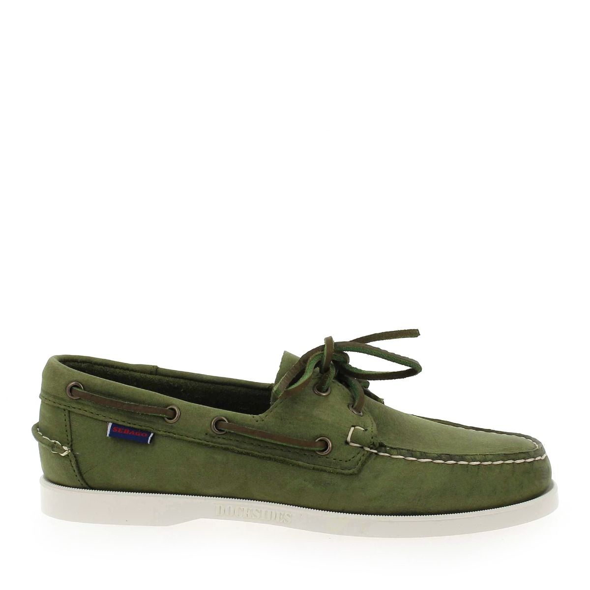 Sebago  DOCKSIDE PORTLAND CRAZY H - Kaki