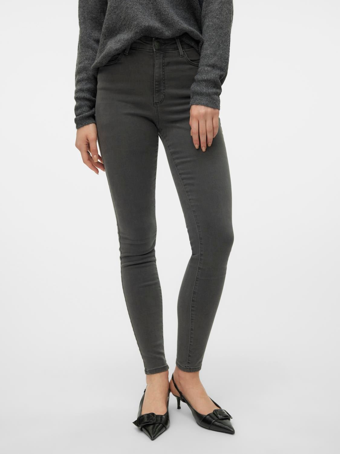 VMSOPHIA Hohe Taille Skinny Fit Jeans