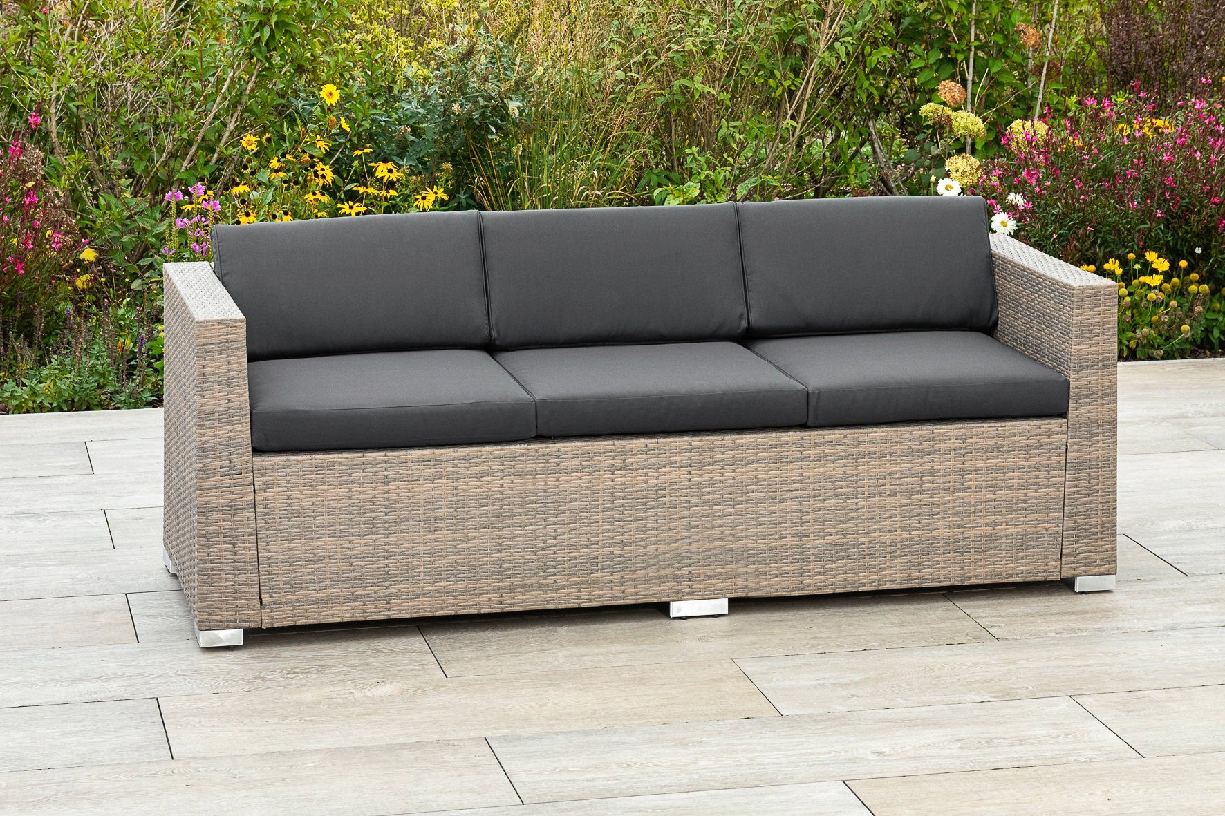 MERXX Gartenbank Bellante, 3-Sitzer