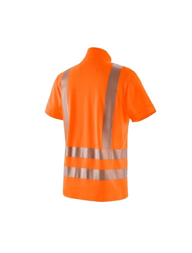 e.s. Warnschutz Funktions ZIP-T-Shirt UV