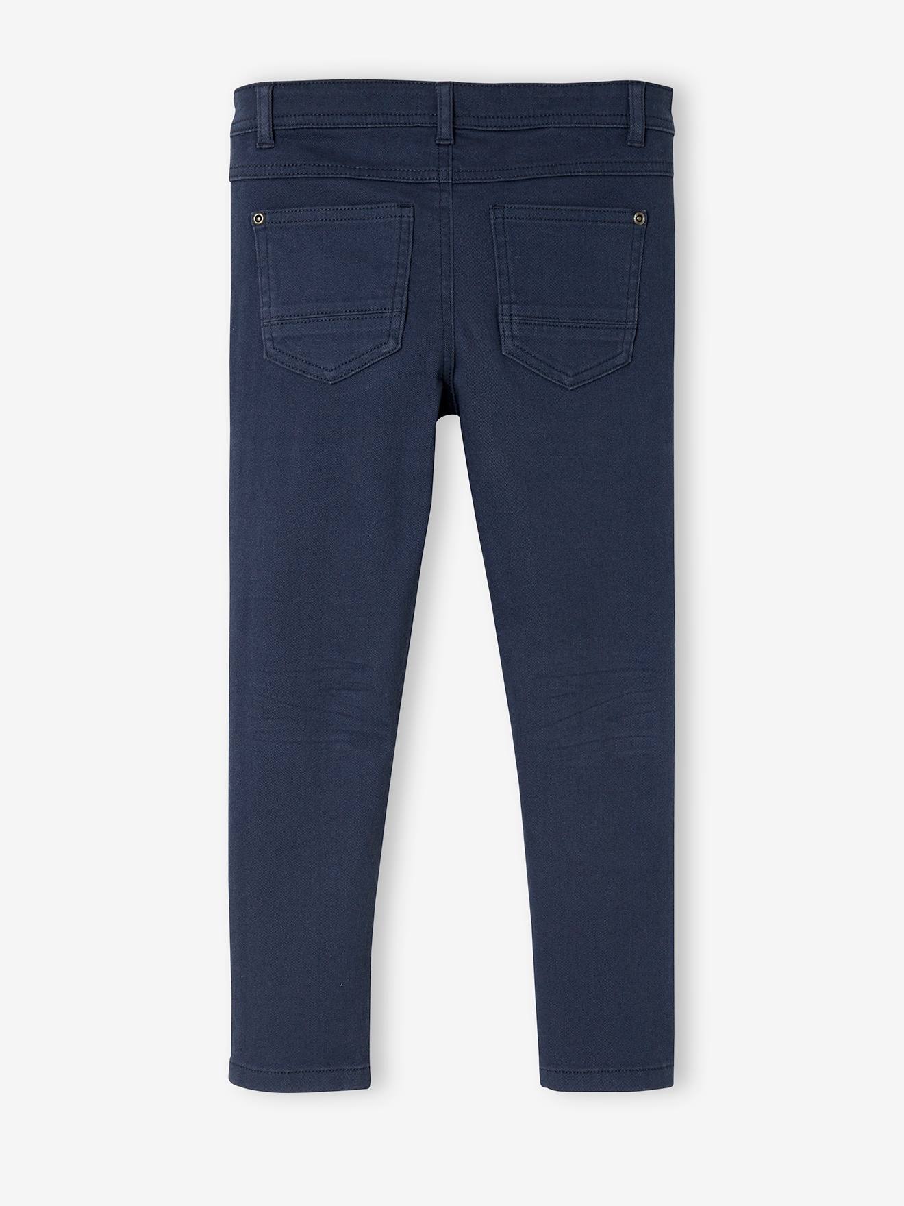 Pantalon slim MorphologiK MEDIUM garçon noisette