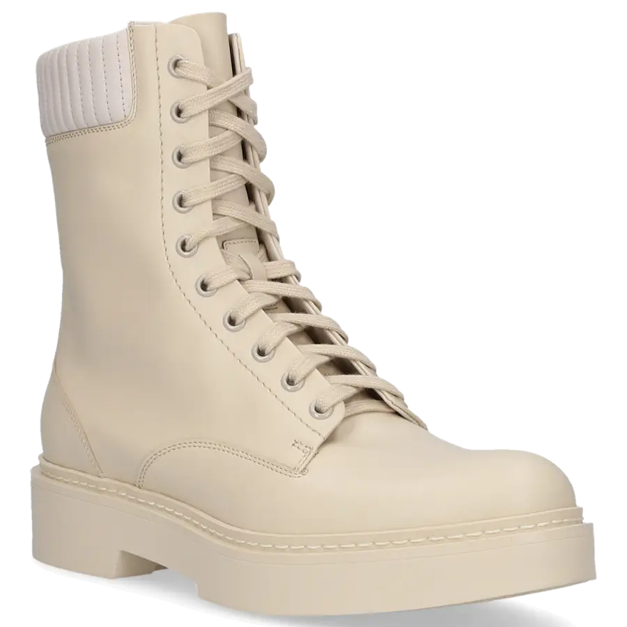 Santoni - Stiefeletten 59569 Kalbsleder - beige