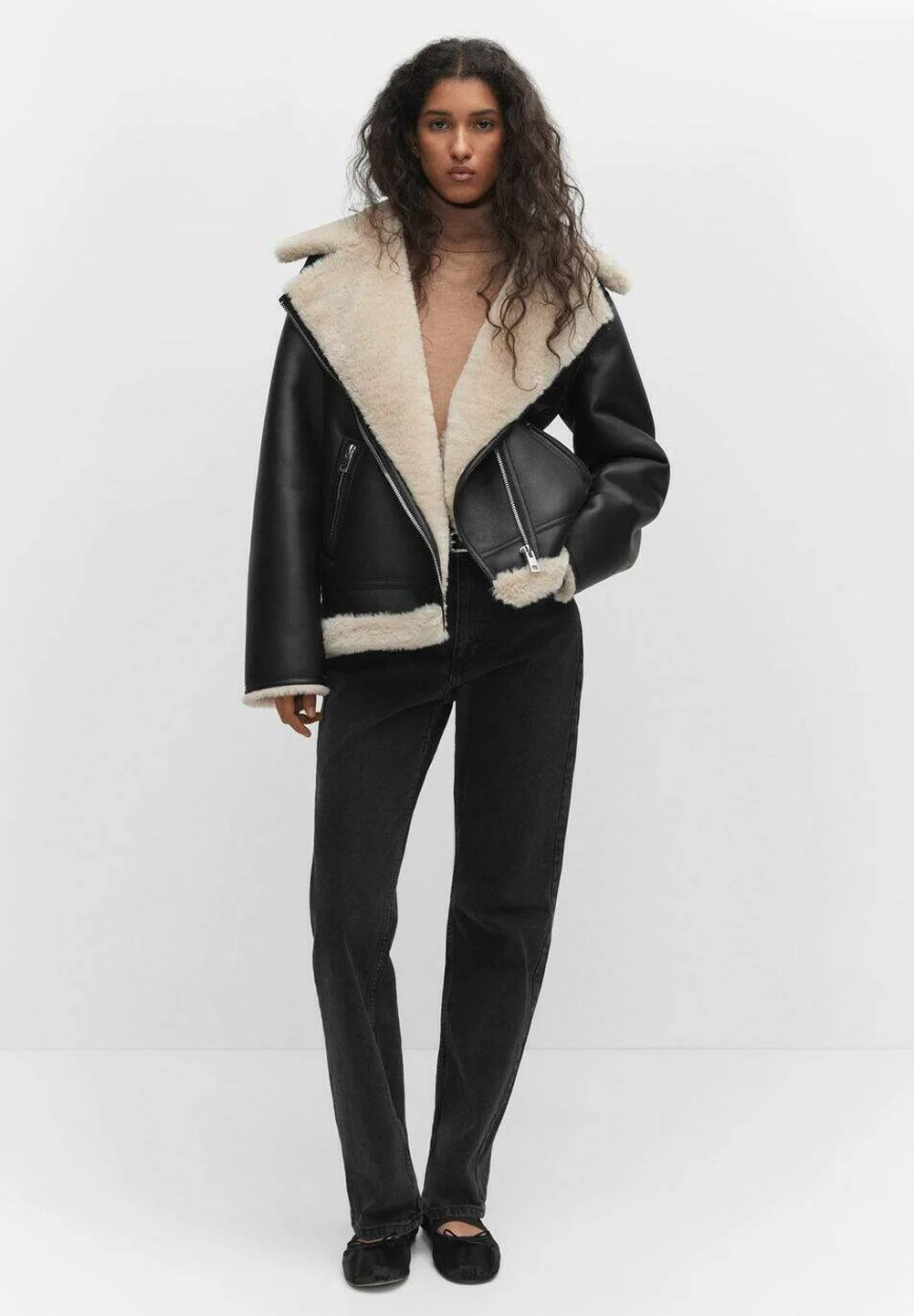 Mango ADRI - Chaqueta de piel sintética