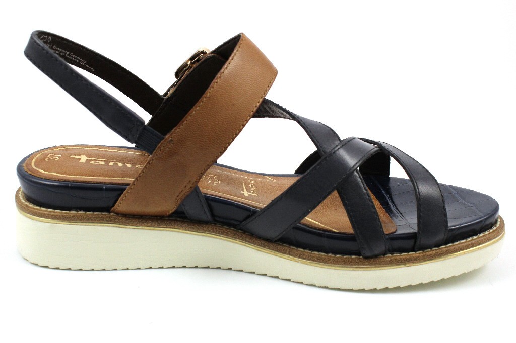 TAMARIS Riemchen Sandalen schwarz