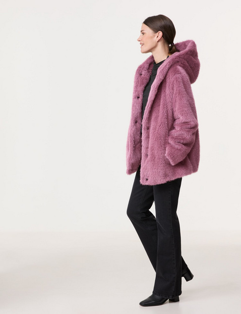 Plüschige Outdoorjacke