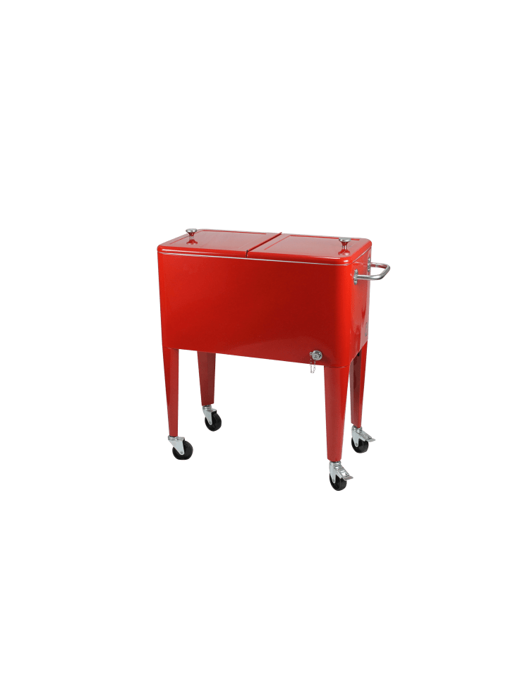 Beachtrekker Kailua Cooler - Kühlbox, Kühlwagen, Getränkekühler, Rot günstig kaufen onesize
