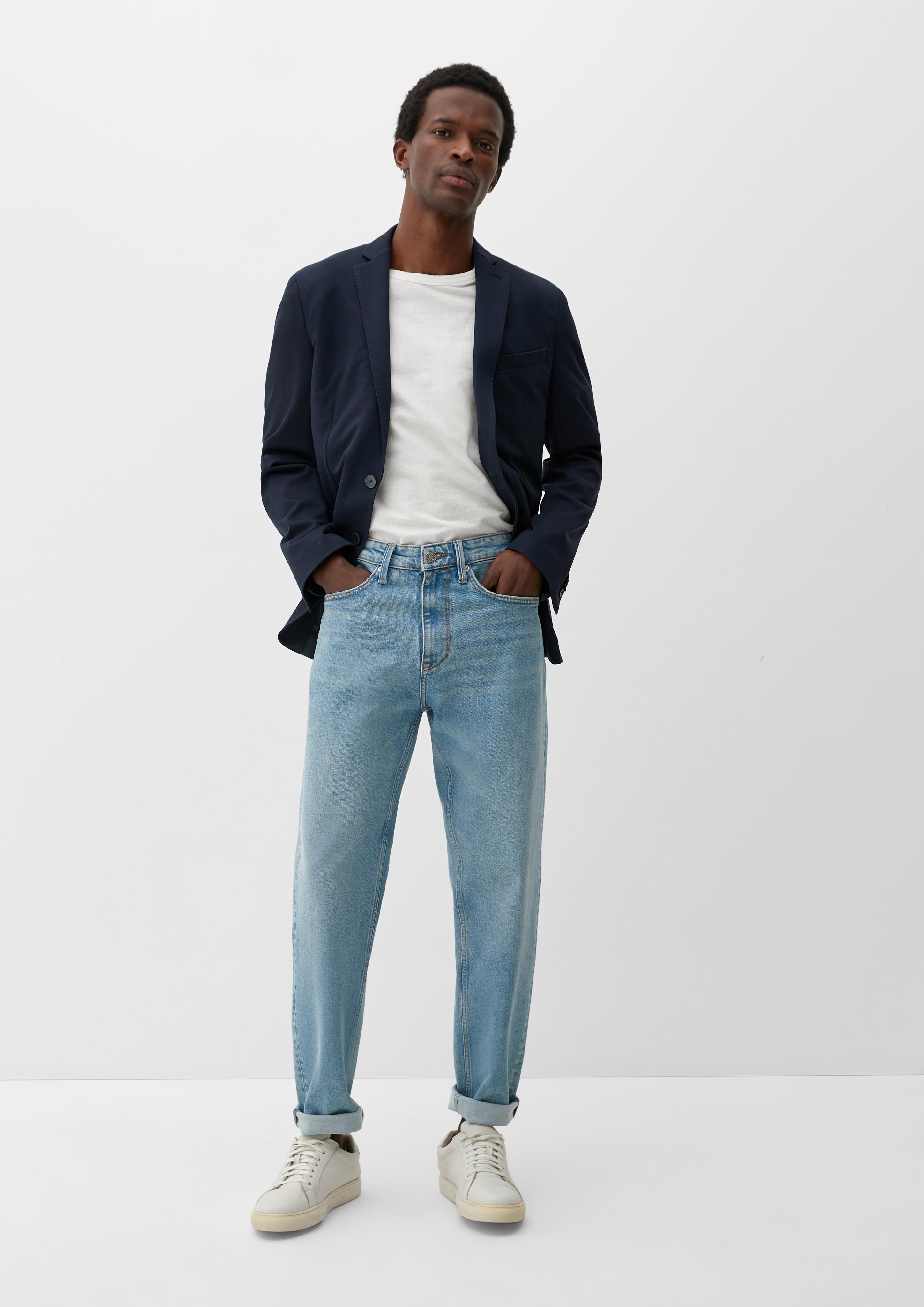 Slim: Joggsuit-Sakko aus Stretch-Jersey  2130159-5955
