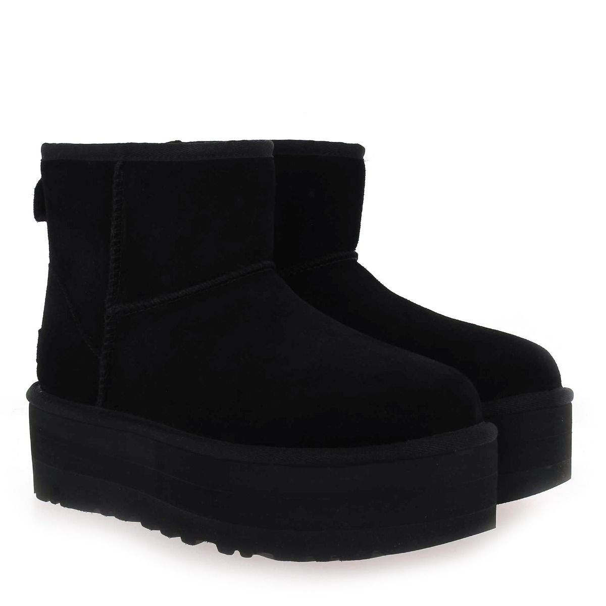 UGG  W CLASSIC MINI PLATFORM - Noir
