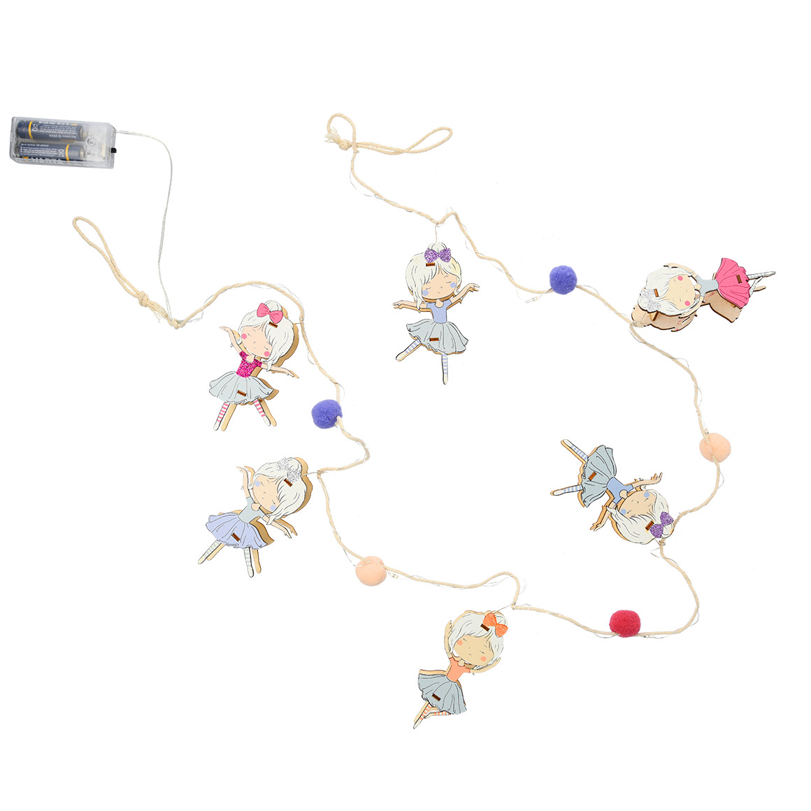 LED-Lichterkette mit Ballerinas