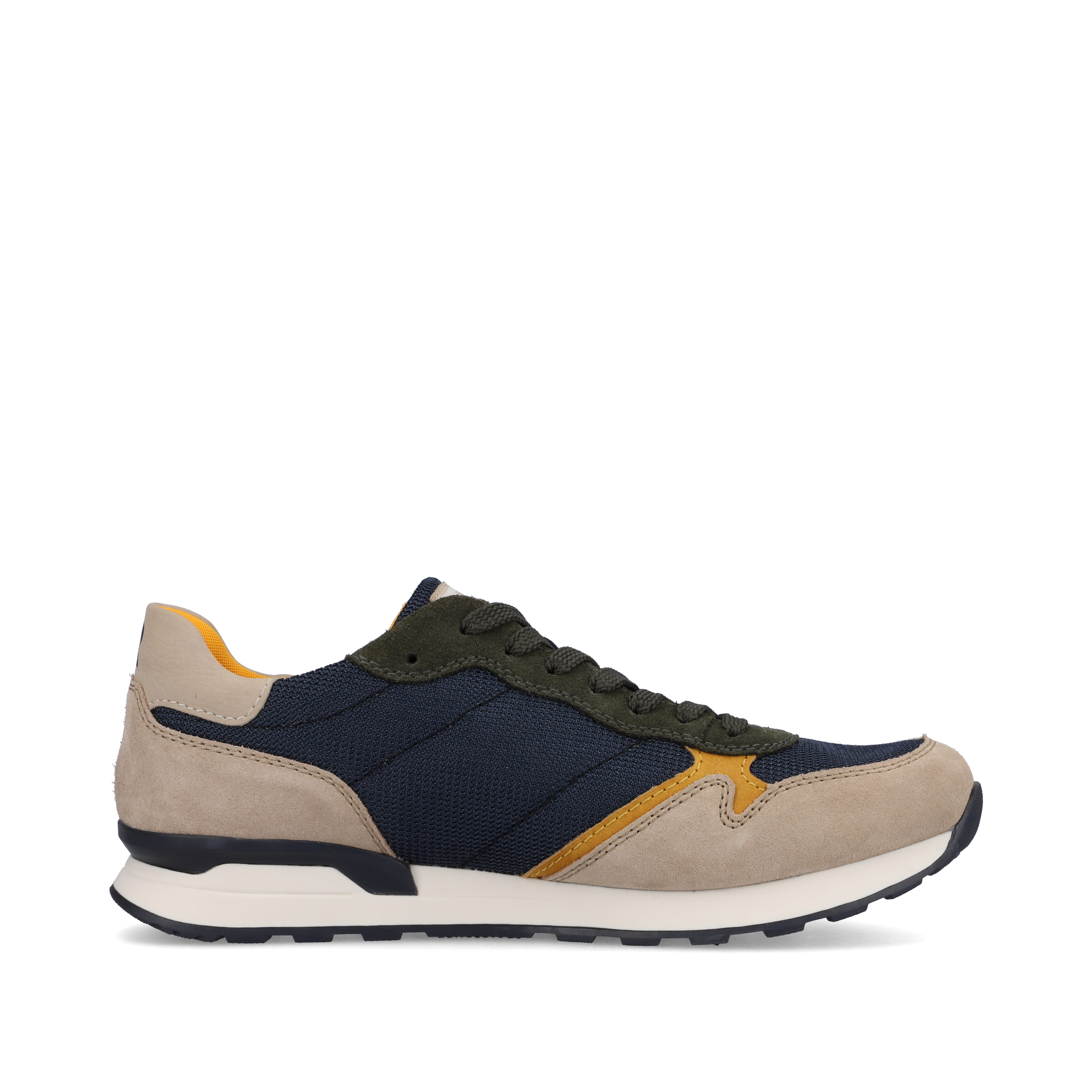 Rieker Herren Sneaker Low royal-blue clay-beige