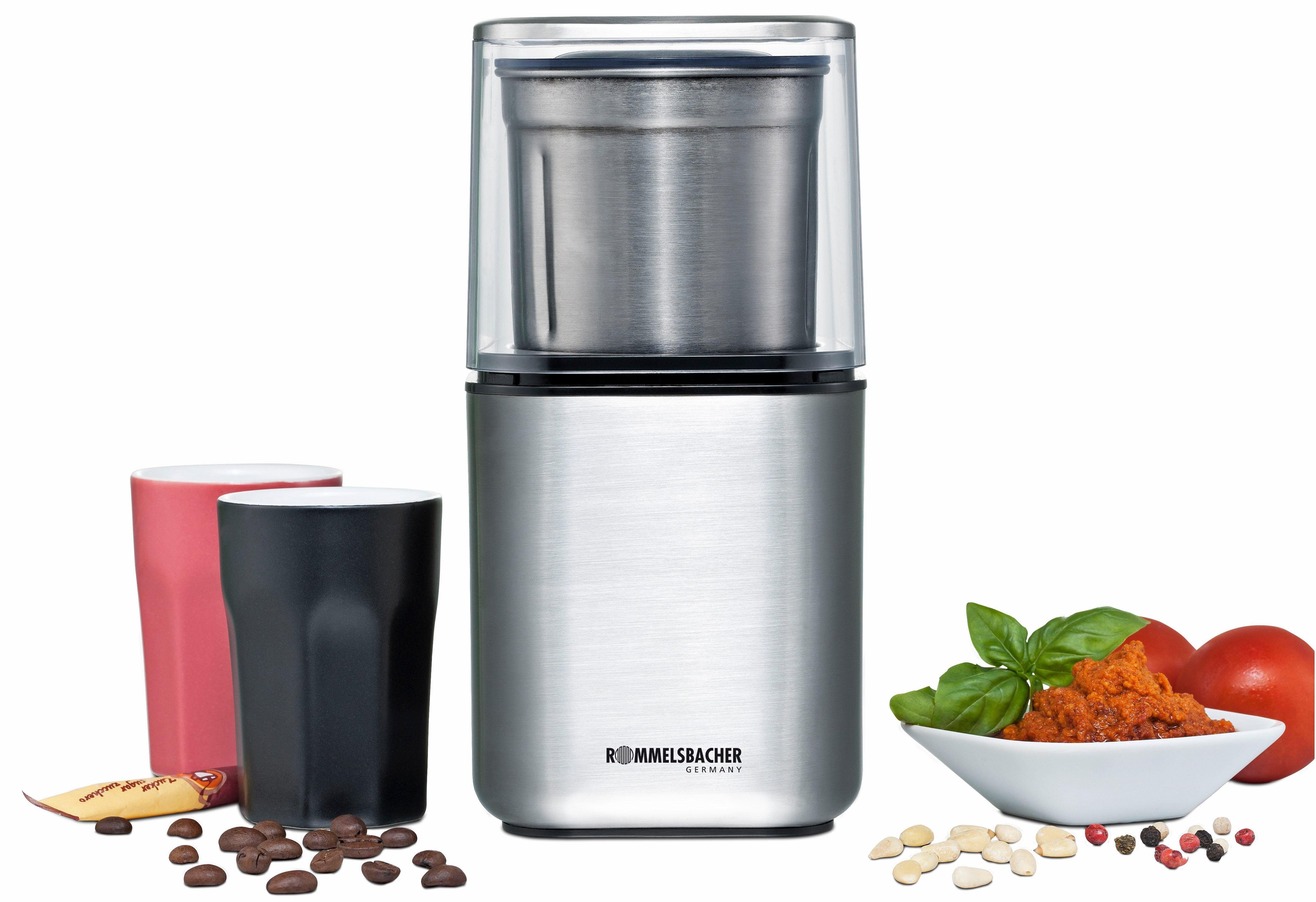 Rommelsbacher Kaffeemühle EGK 200, 200 W, 70 g Bohnenbehälter
