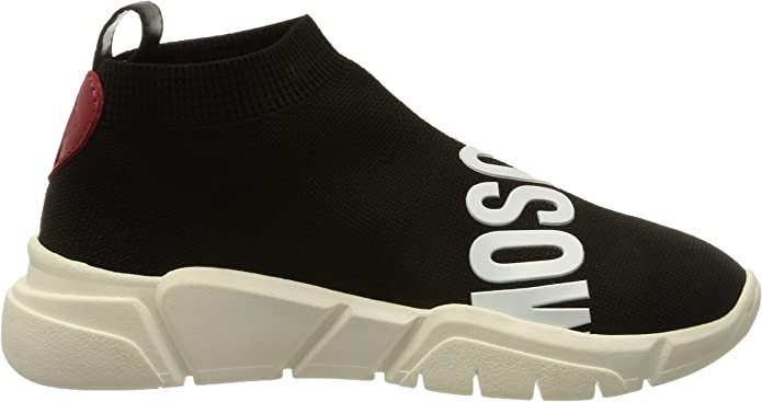 MOSCHINO Stiefeletten bunt Sneaker mit Schriftzug