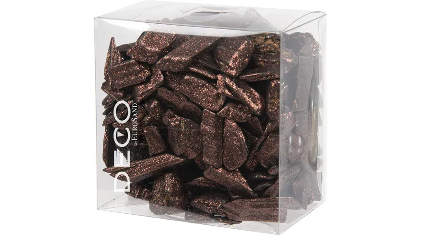 EUROSAND Streudekoration Brillant Holzflakes 600 ml kaffee