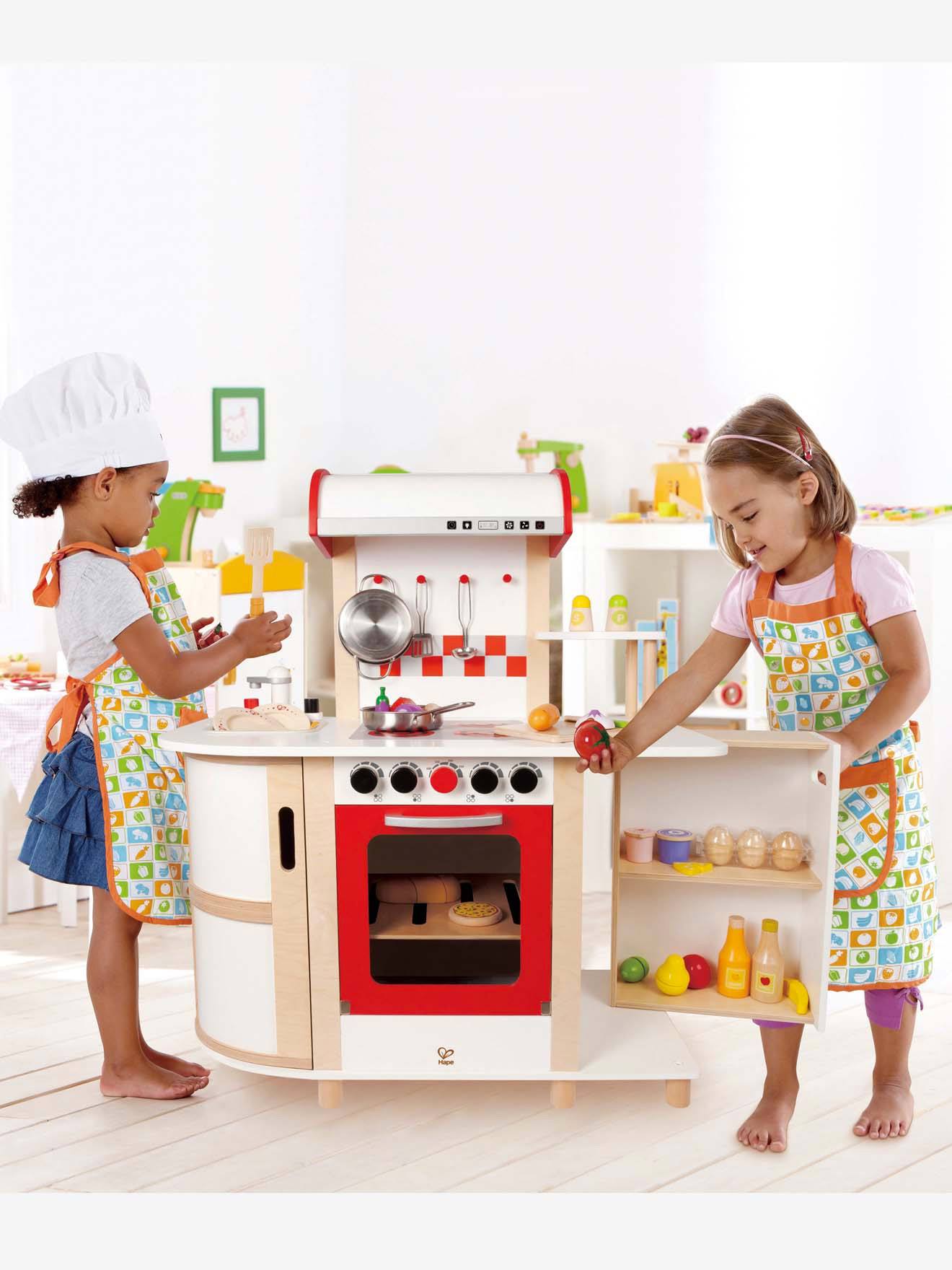 Grande cuisinette en bois HAPE multicolore