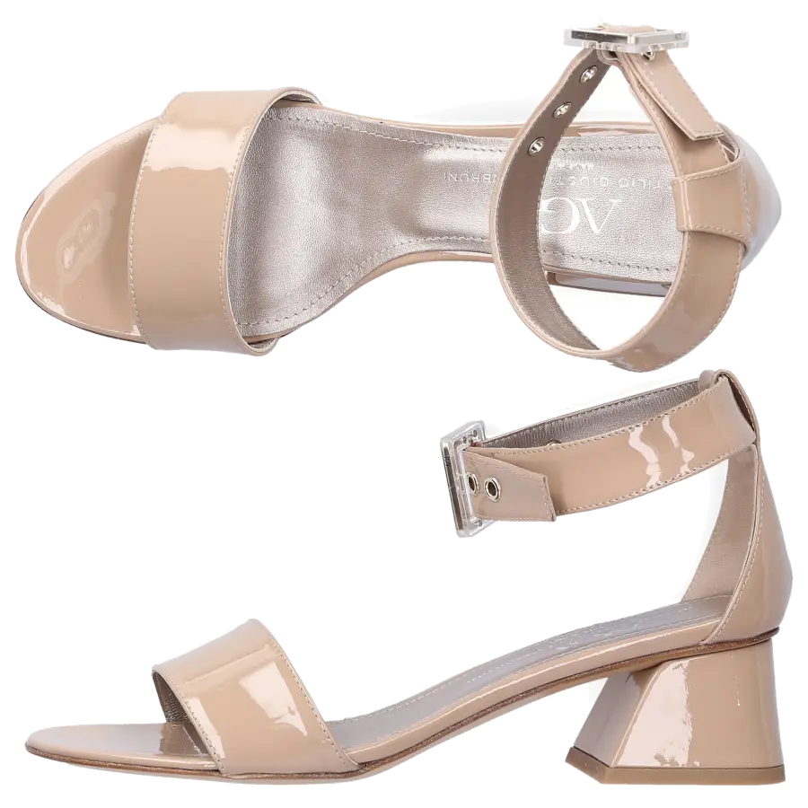 AGL Attilio Giusti Leombruni - Sandalen D651003 Lackleder - beige