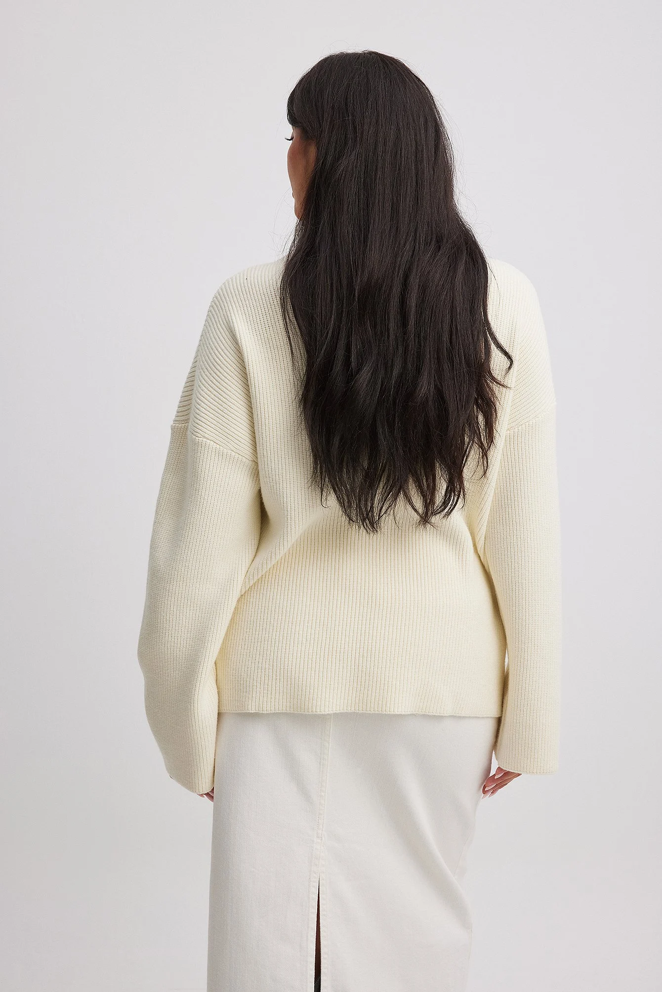Rollkragenpullover gestrickt