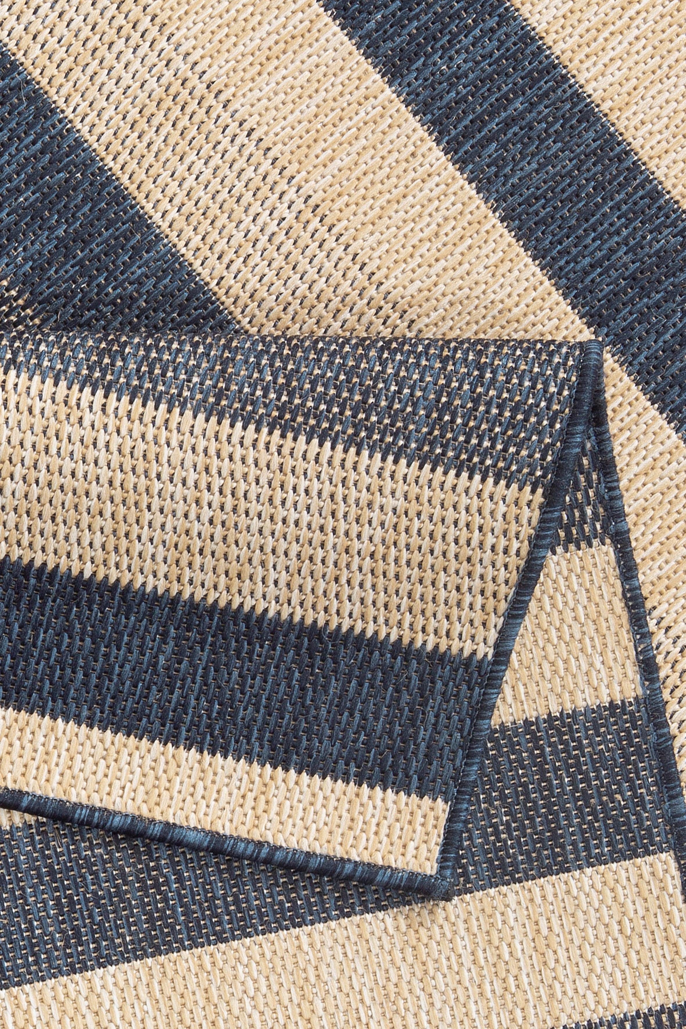 Teppich Cannes, Bruno Banani, rechteckig, Höhe: 3 mm, Wendeteppich, Wetterfest & UV-beständig, besonders flach