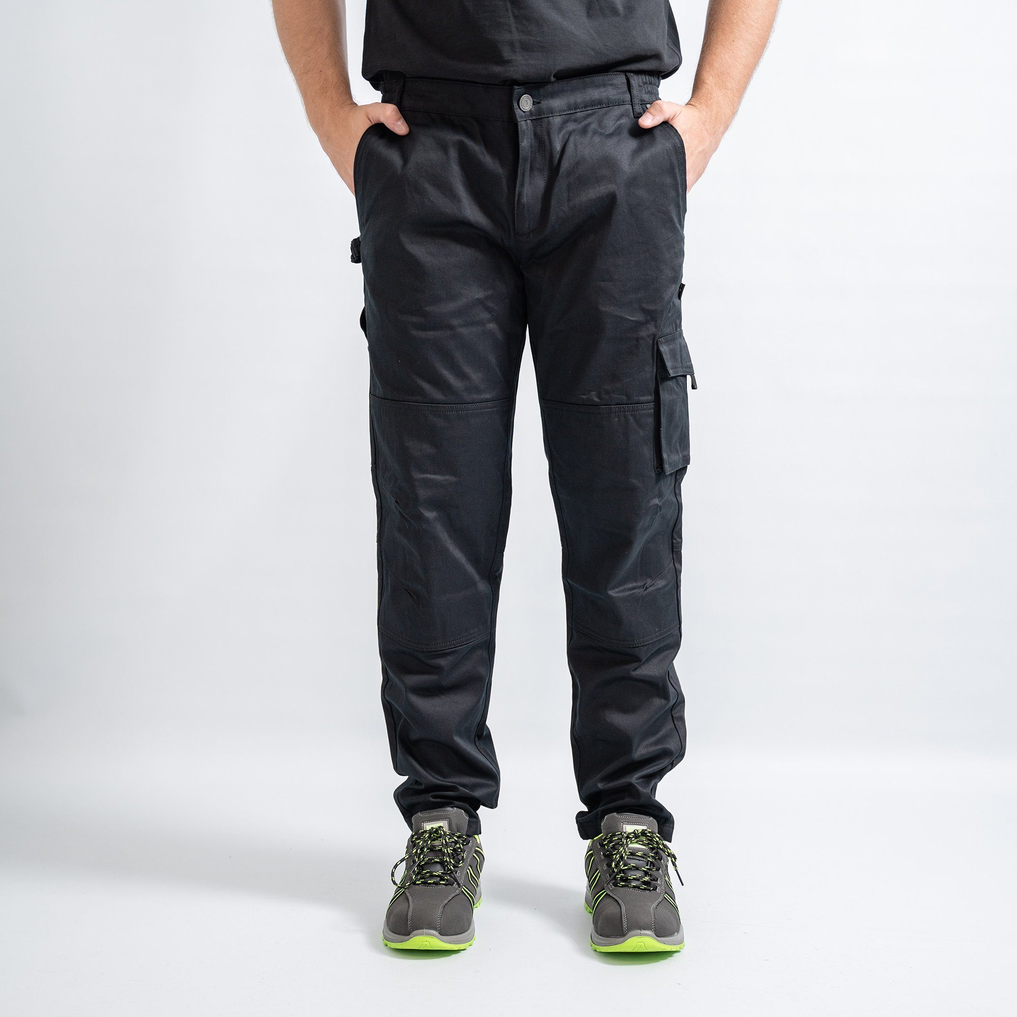 MAR Workwear Arbeitshose Basic, 6 Taschen, ergonomischer Schnitt, seitlich dehnbarer Bund, breite Gürtelschlaufe