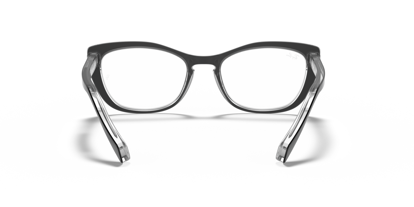 RB5366 OPTICS - Negru lucios pe transparent