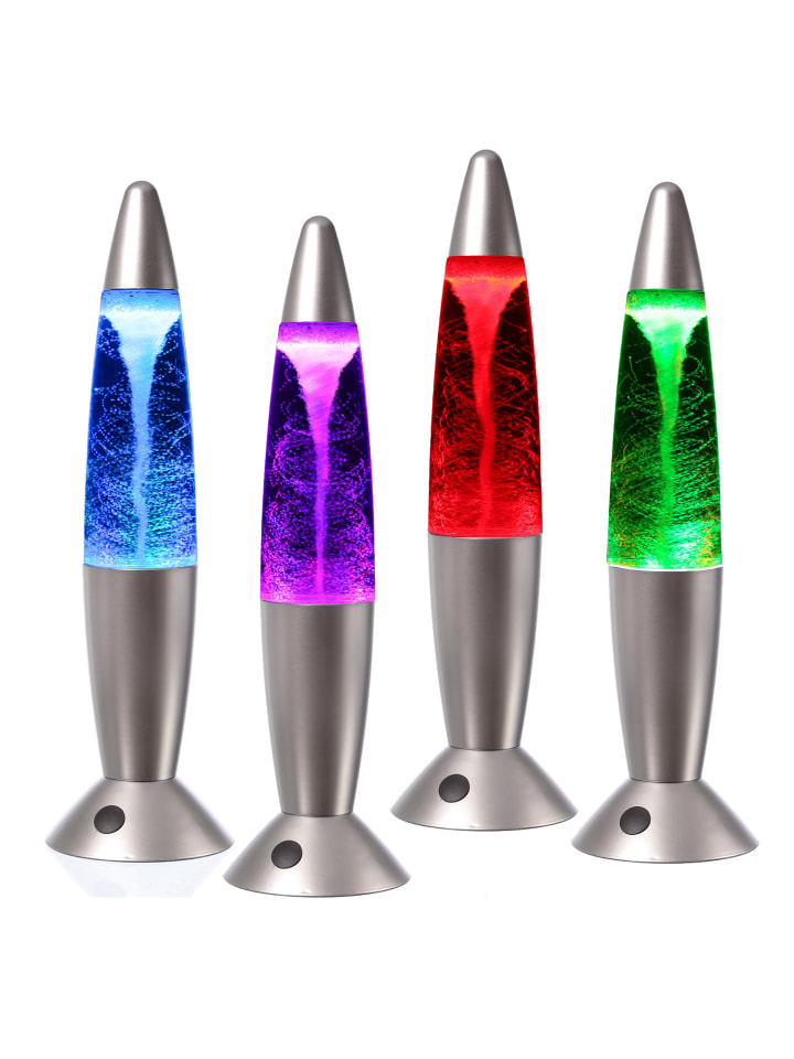 SATISFIRE Rocket Lampe TORNADO Twister RGB Farbwechsel H: 36cm in silber günstig kaufen onesize