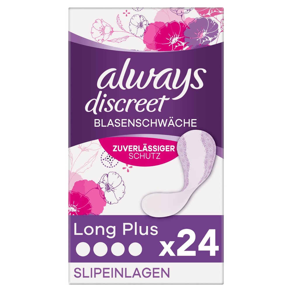always Always Discreet + Protège-Slip Fuite Urinaire Protège-Slips Pour Fuites Urinaires