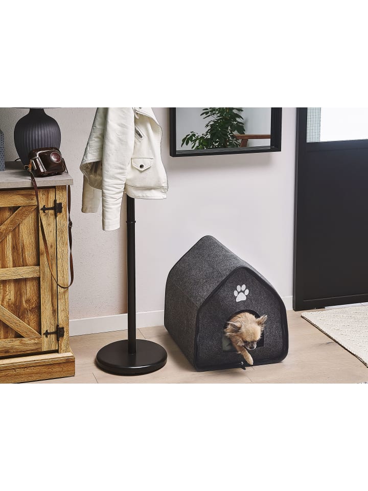 Beliani Tierbett JANGI in Grau - (W) 40 x (H) 40 x (L) 40 cm günstig kaufen onesize
