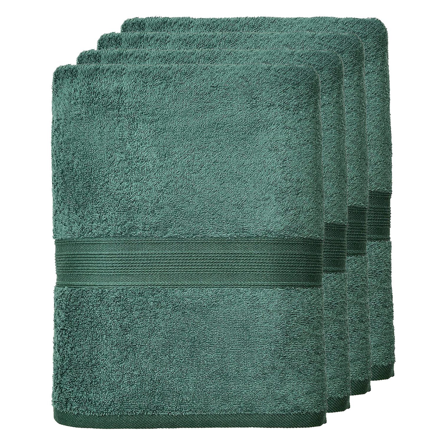leevitex® Handtuch Frottee 4er Set, 50 x 100 cm, hochwertig verarbeitet & fusselfrei
