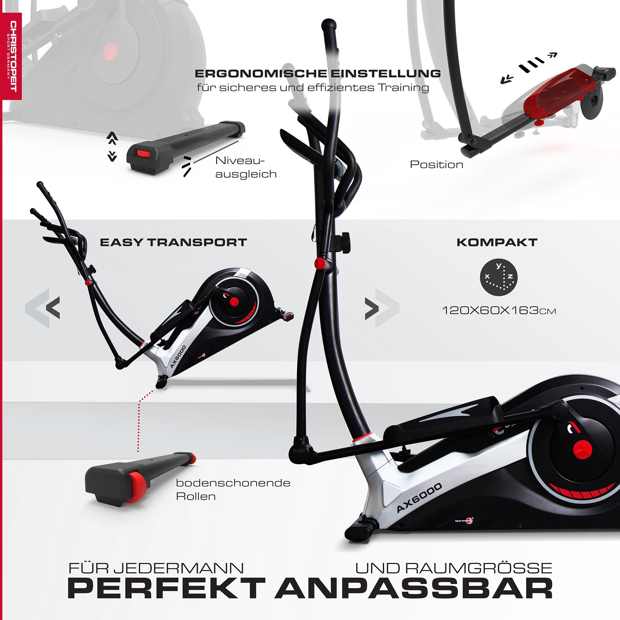 Christopeit Sport® Crosstrainer AX 6000