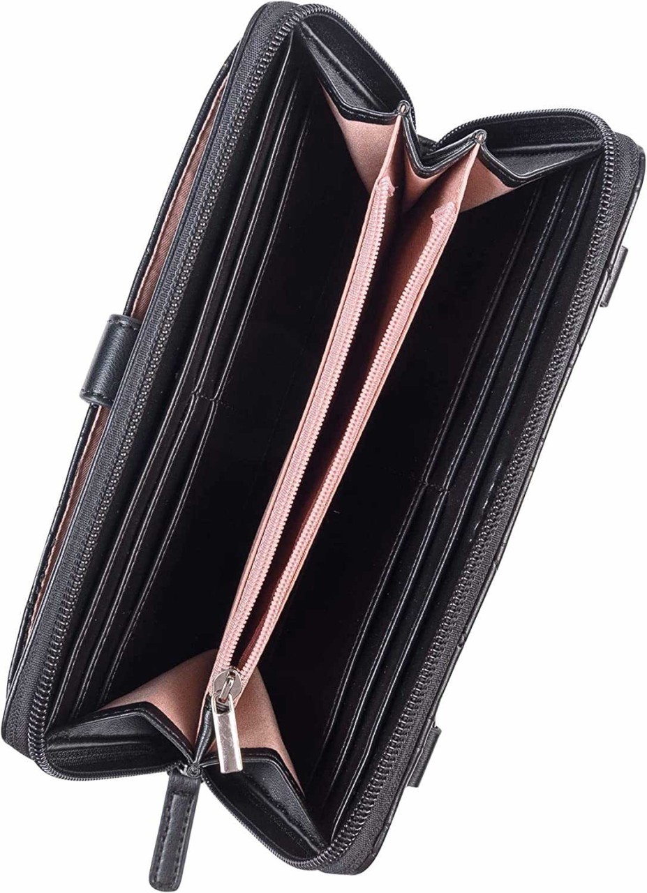 GABOR Handtaschen schwarz HELLA, Long zip wallet XL, bla