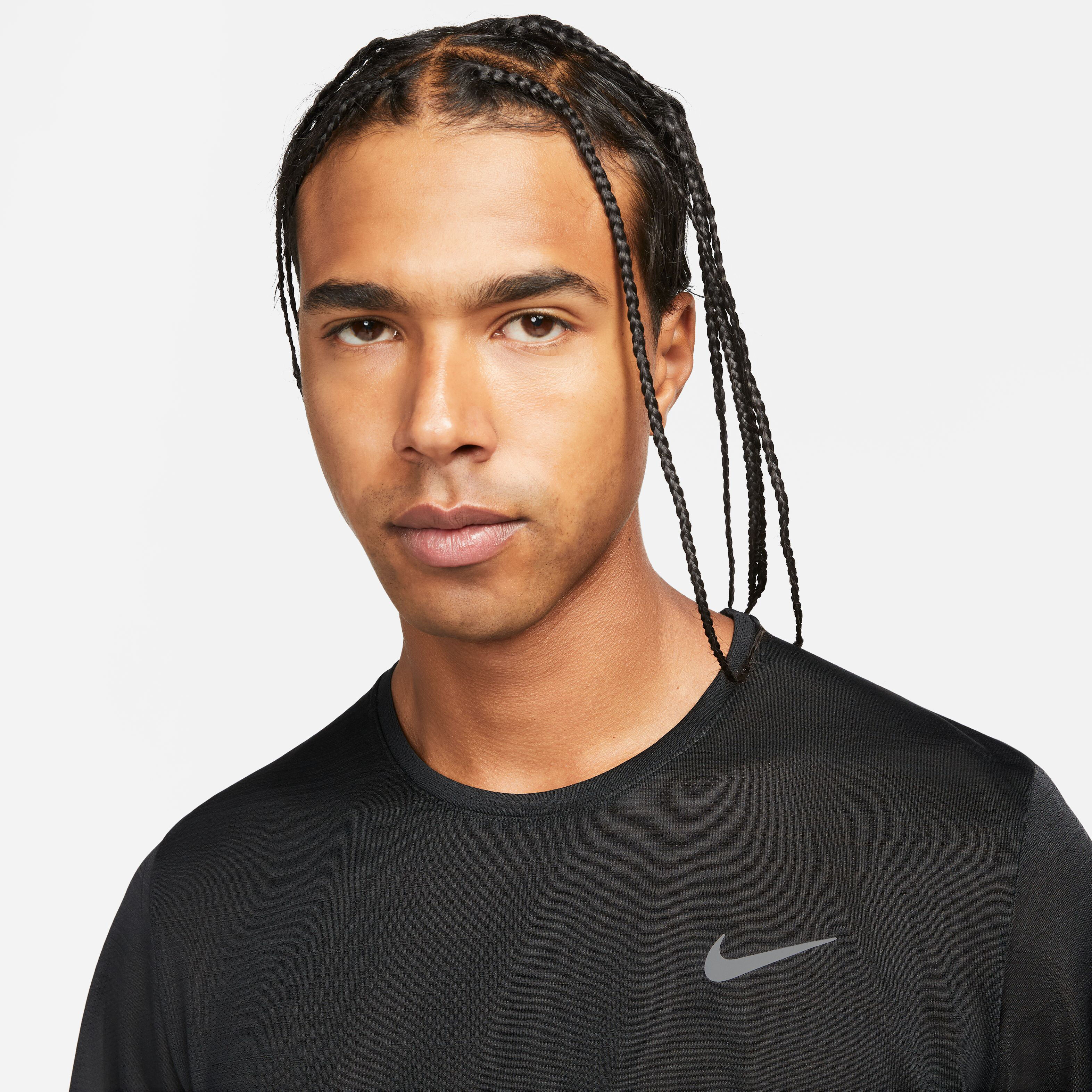 Dri-Fit Breathe Dri-Fit Breathe Miler Laufshirt Herren - Schwarz