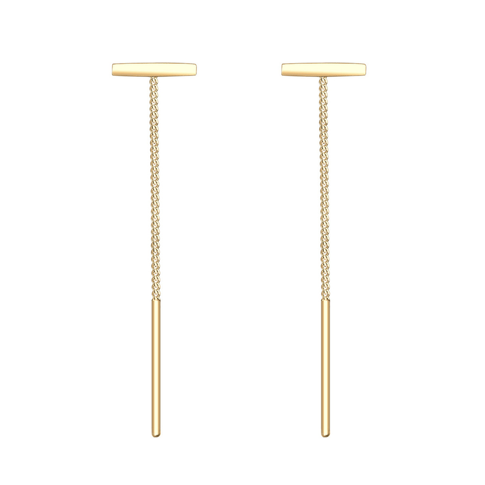 Elli Elli by Julie & Grace Boucles d'Oreilles Femme Tendance Geo Minimalisme - Argent  Boucles d'oreilles