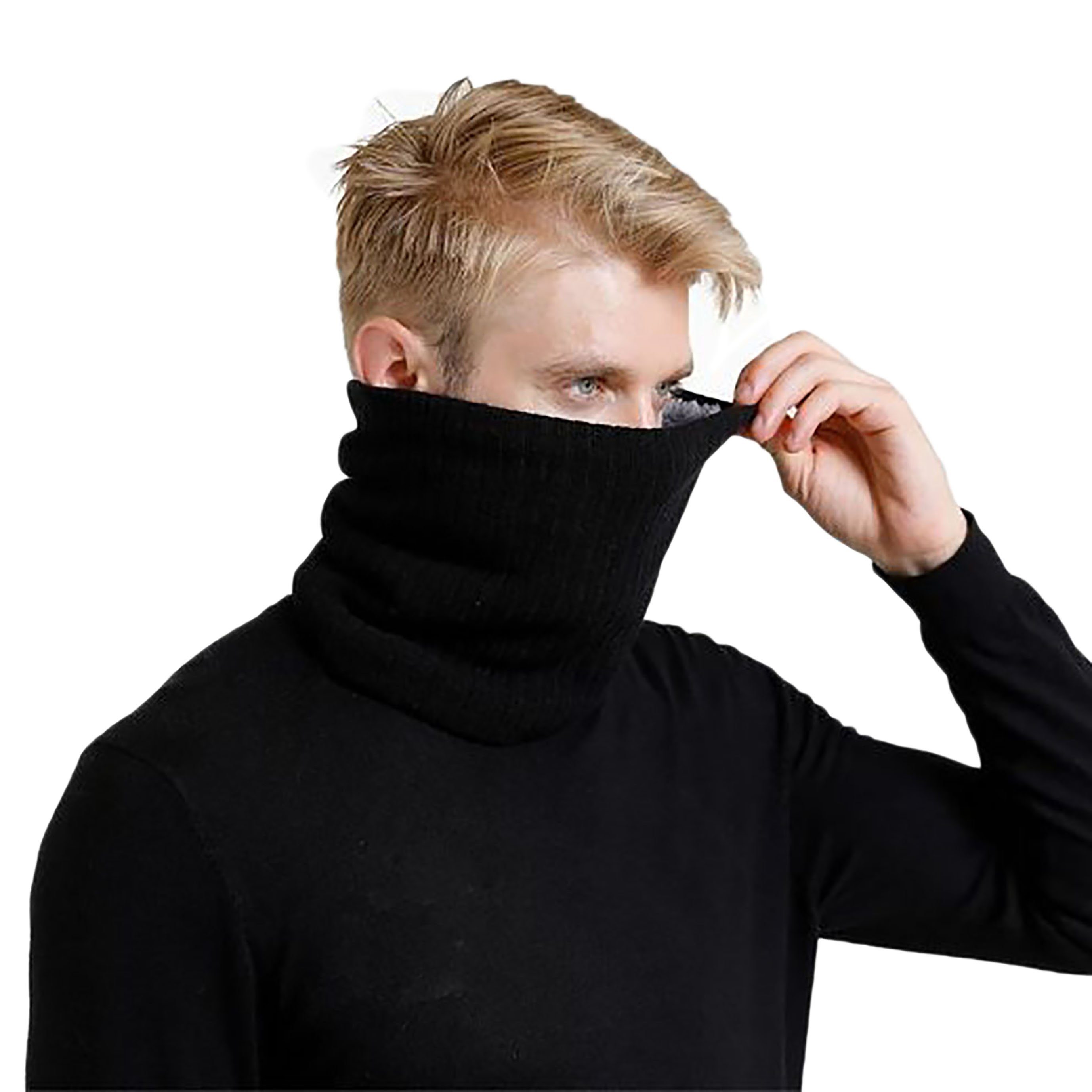 SRRINM Multifunktionstuch Winter Hals Verdickung Warm Schal, (1-St)