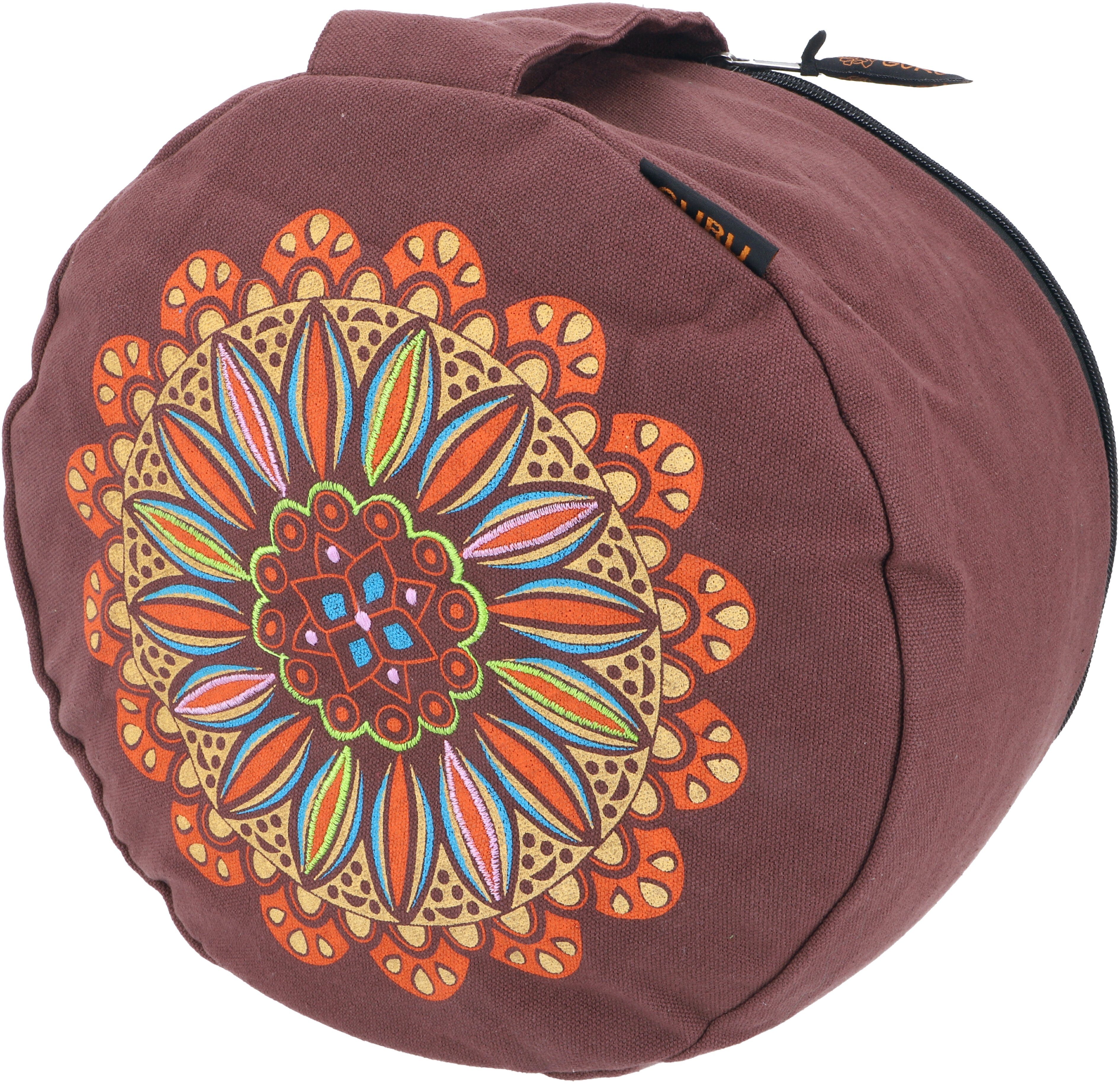 Guru-Shop Meditationskissen Yoga Kissen, Yogakissen, bedrucktes..