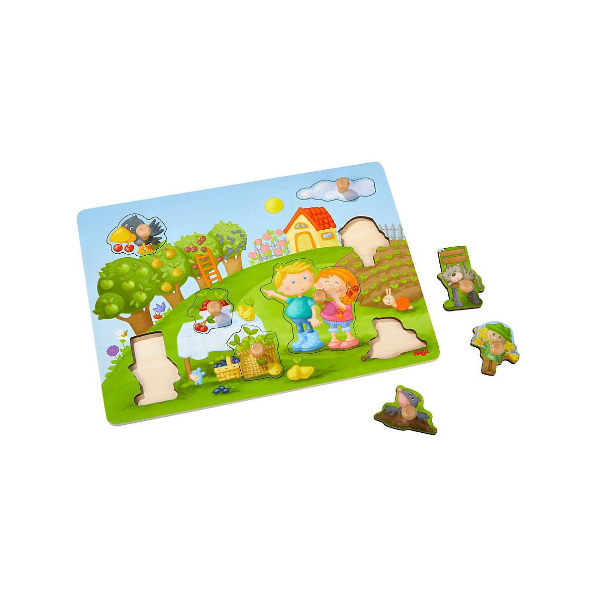 HABA 304430 Greifpuzzle Obstgarten