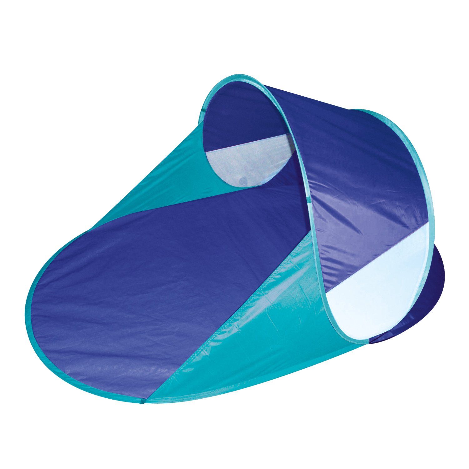 Idena Strandmuschel Idena 7570010 - Pop Up Strandmuschel mit UV Schutz 40+, ca. 2 x 1,2 x