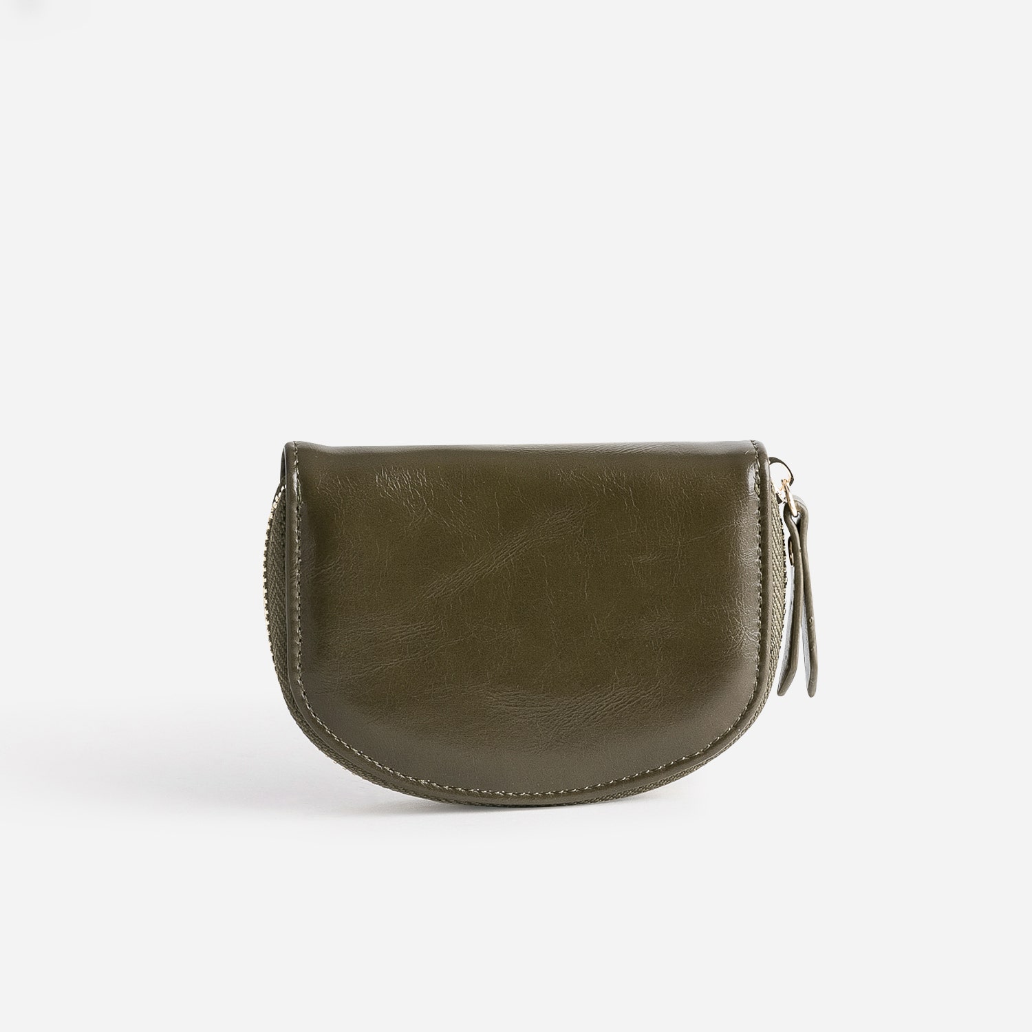 Porte-monnaie vert olive