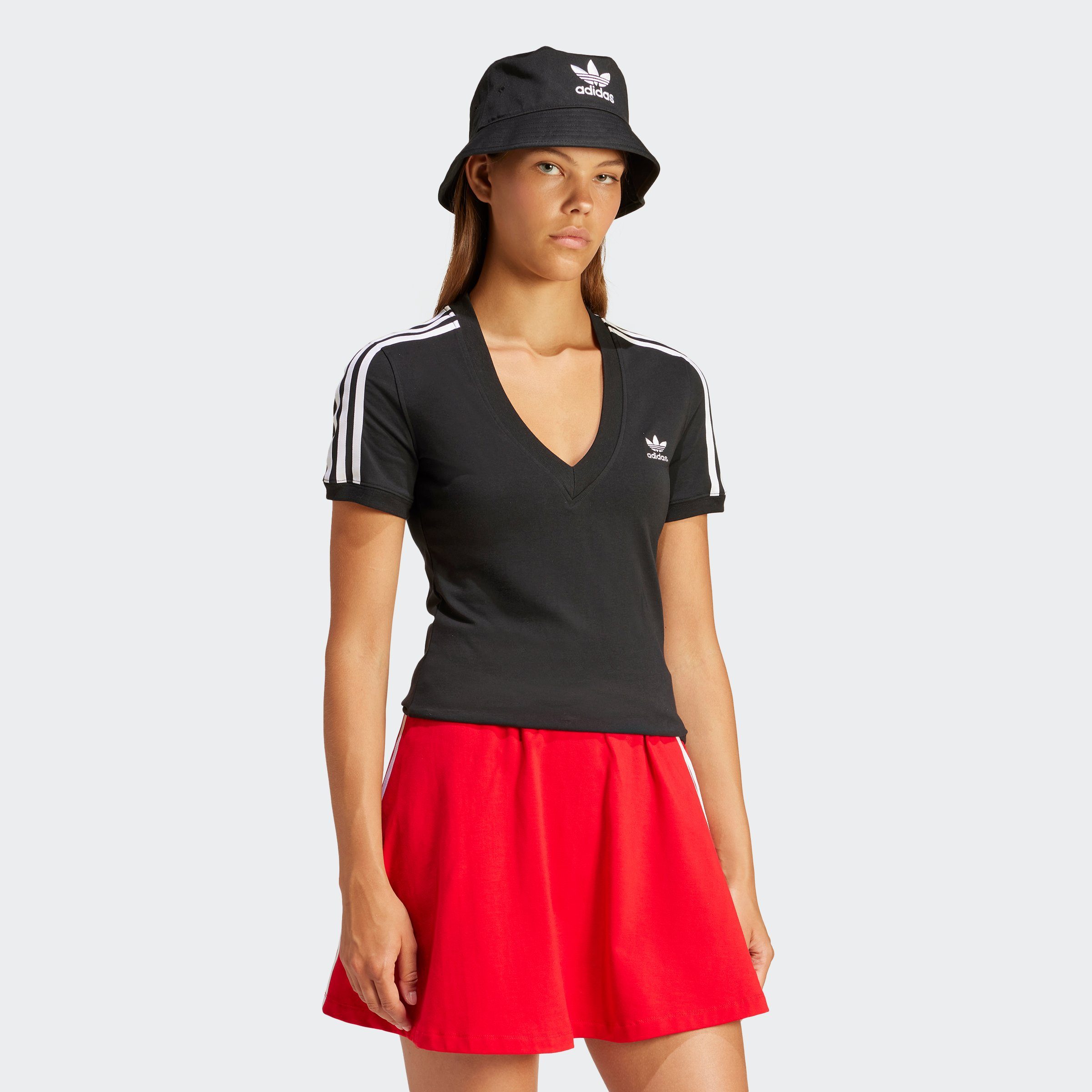 adidas Originals T-Shirt 3 S V-NECK TEE