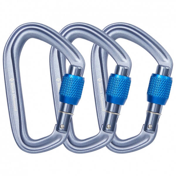 Black Diamond - Hotforge Screwgate 3 Pack - Schraubkarabiner